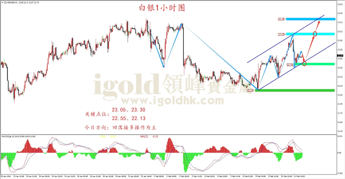 2024年2月13日白银走势图
