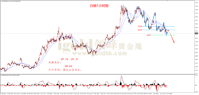 2024年6月14日白银走势图