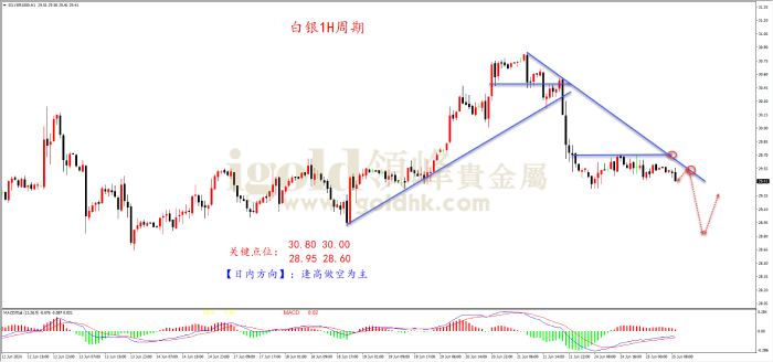 2024年6月25日白银走势图