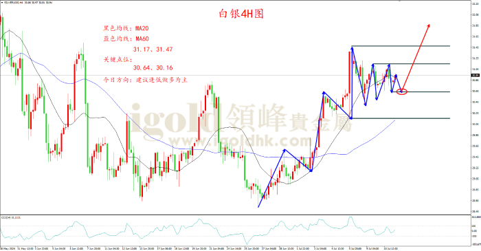 2024年7月11日白银走势图