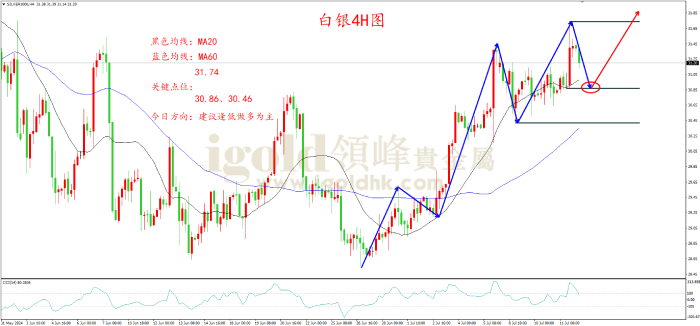 2024年7月12日白银走势图