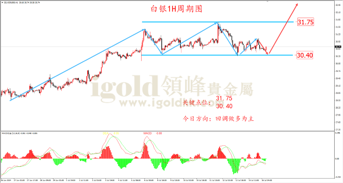 2024年7月16日白银走势图