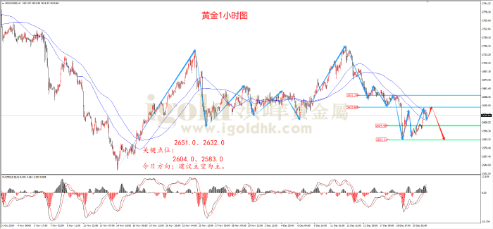 2024年12月23日黄金走势图