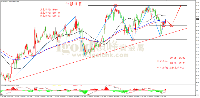2025年1月24日白银走势图