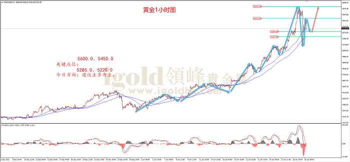 2026年01月30日黄金走势图