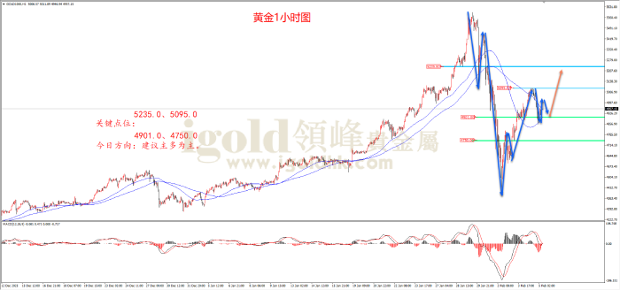 2026年02月05日黄金走势图