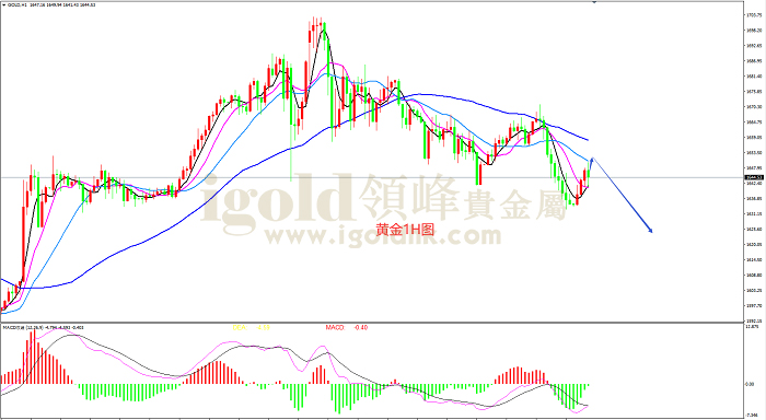 2020年3月12日黄金走势图